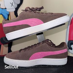 Puma Women's Sneakers in Brown and Pink